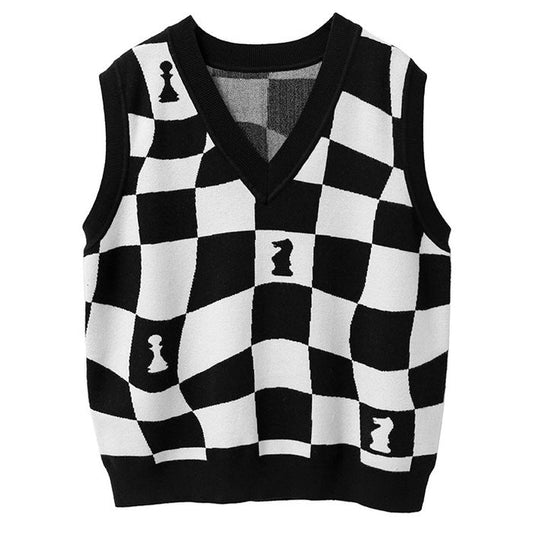 Chess Board Vest Boogzel Clothing