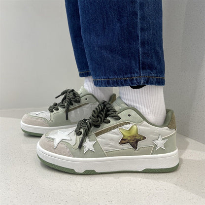 Grey Clear Star Sneakers Boogzel Clothing