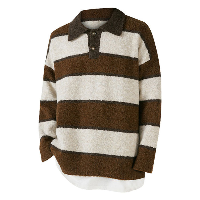 Causal Striped Pullover SpreePicky