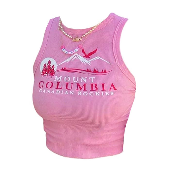 Pink Bird Tank Top Boogzel Clothing