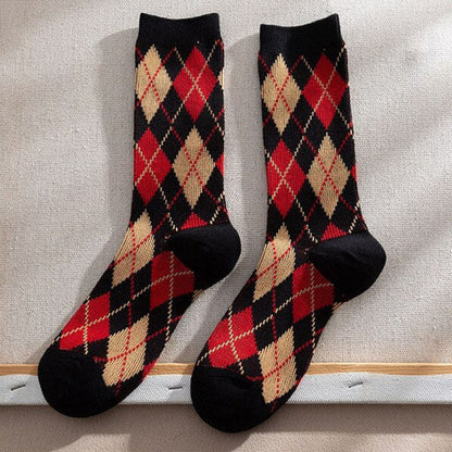 Cozy Argyle Socks Boogzel Clothing