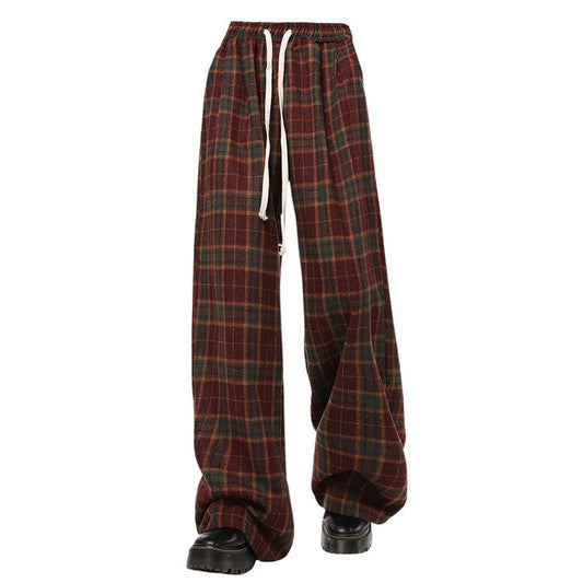 Cozy Vintage Plaid Pants Boogzel Clothing