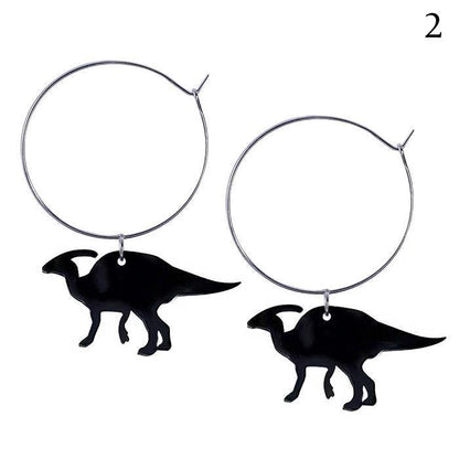 Dino Hoop Earrings Boogzel Clothing