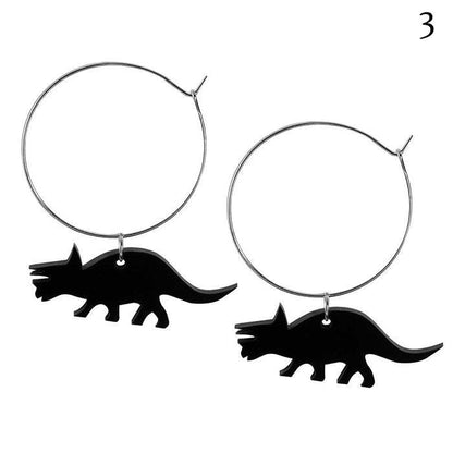 Dino Hoop Earrings Boogzel Clothing