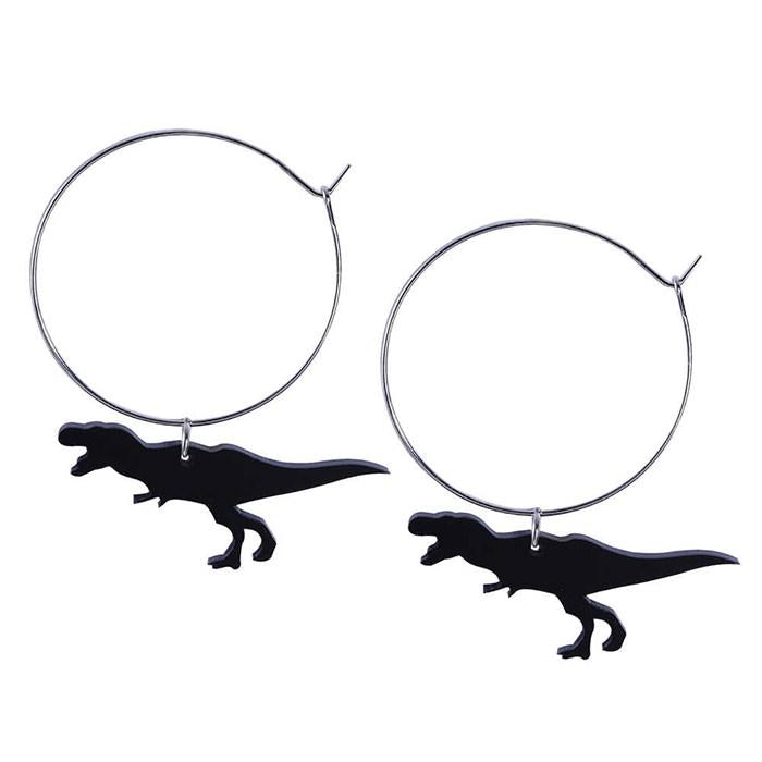 Dino Hoop Earrings Boogzel Clothing