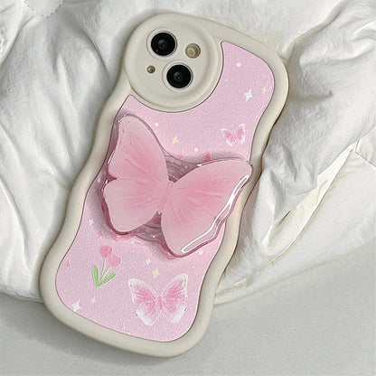 Pink Butterfly iPhone Case SpreePicky