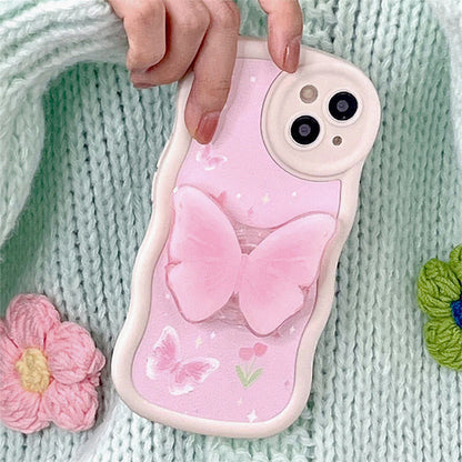 Pink Butterfly iPhone Case SpreePicky