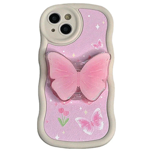 Pink Butterfly iPhone Case SpreePicky