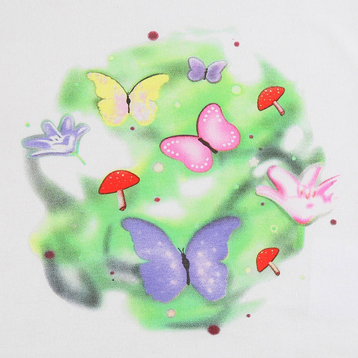 Garden Butterfly Crop Top SpreePicky