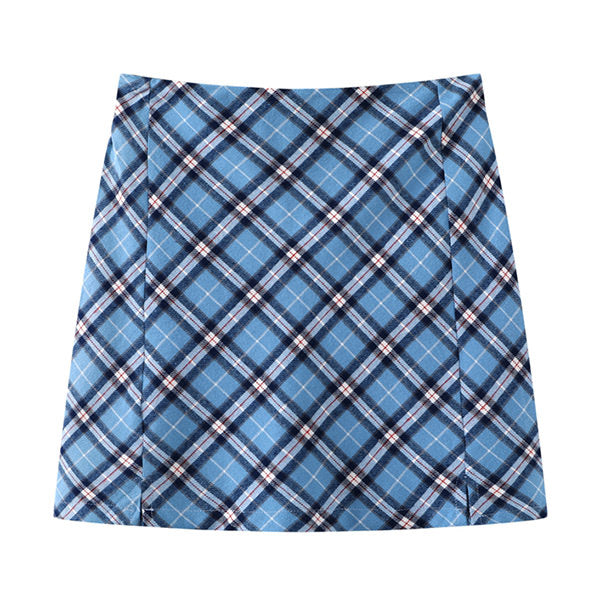 Sweet Plaid Mini Skirt Boogzel Clothing