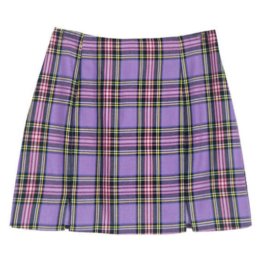 Sweet Plaid Mini Skirt Boogzel Clothing