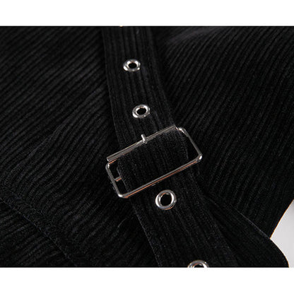 Black Bucket Cord Jacket SpreePicky