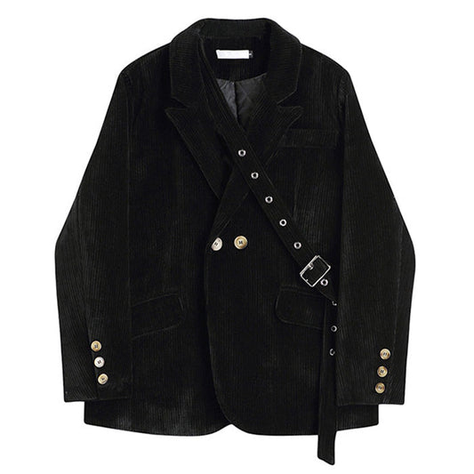 Black Bucket Cord Jacket SpreePicky