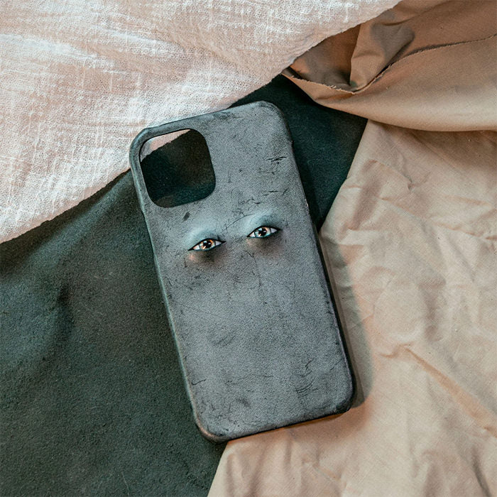 Eyes Leather iPhone Case SpreePicky