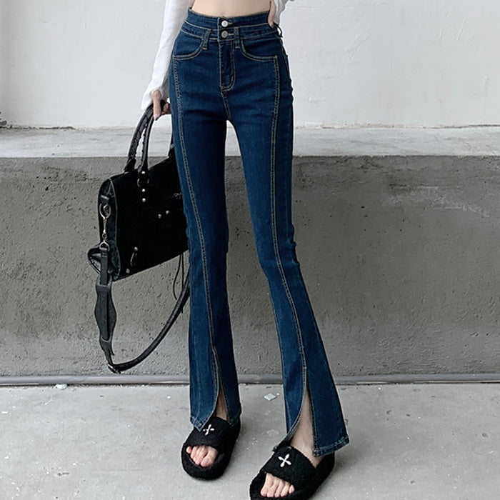 Soft Denim Flare Jeans SpreePicky