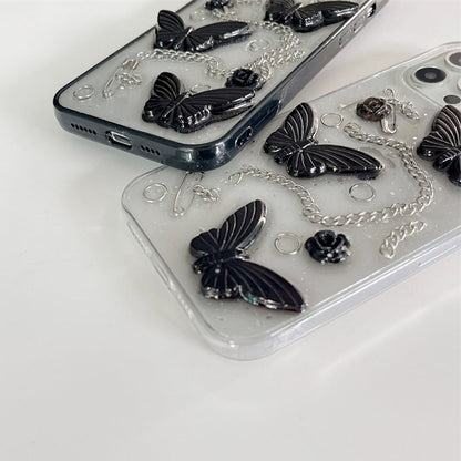 Butterfly with Chain iPhone Case SpreePicky