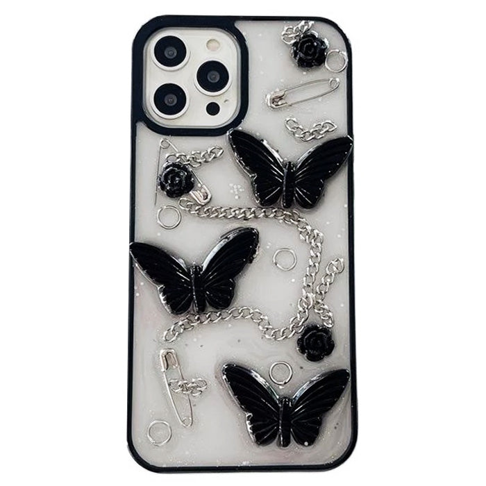 Butterfly with Chain iPhone Case SpreePicky