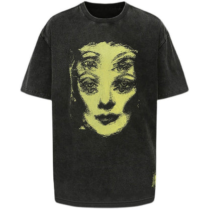 Ghost Face Graphic T-Shirt SpreePicky