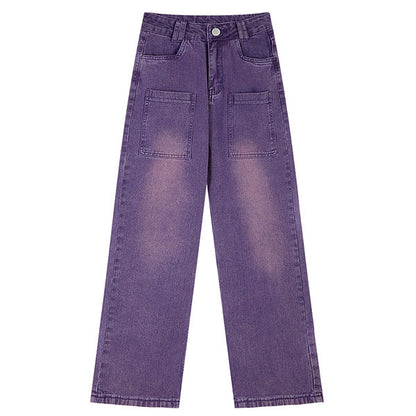 Purple Baggy Jeans SpreePicky