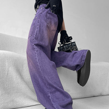 Purple Baggy Jeans SpreePicky