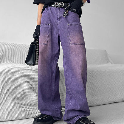 Purple Baggy Jeans SpreePicky