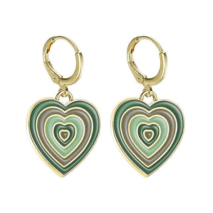 Heart Aesthetic Earrings Boogzel Clothing