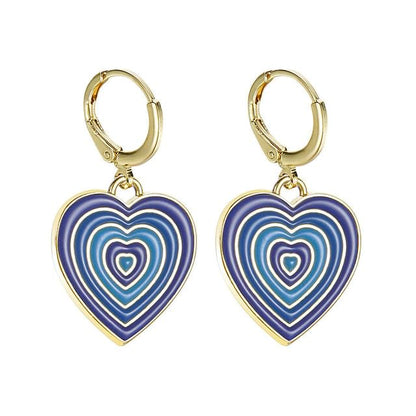 Heart Aesthetic Earrings Boogzel Clothing