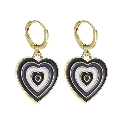 Heart Aesthetic Earrings Boogzel Clothing