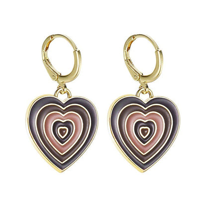 Heart Aesthetic Earrings Boogzel Clothing