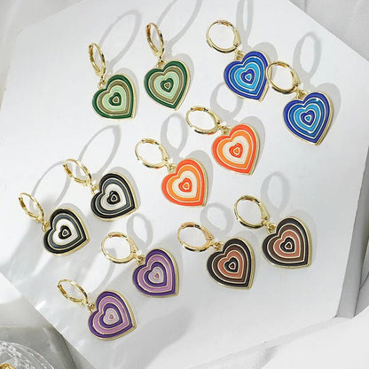 Heart Aesthetic Earrings Boogzel Clothing