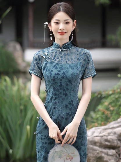 Moonflower Elegant Cheongsam Hanfu Story