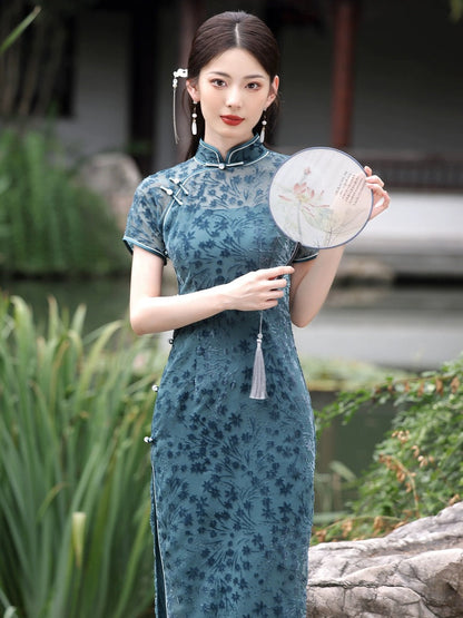 Moonflower Elegant Cheongsam Hanfu Story