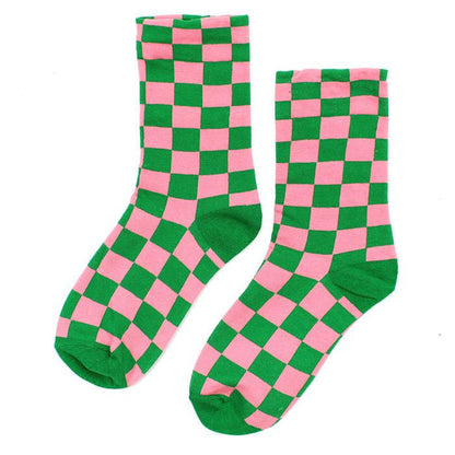 Colorful Checker Socks Boogzel Clothing