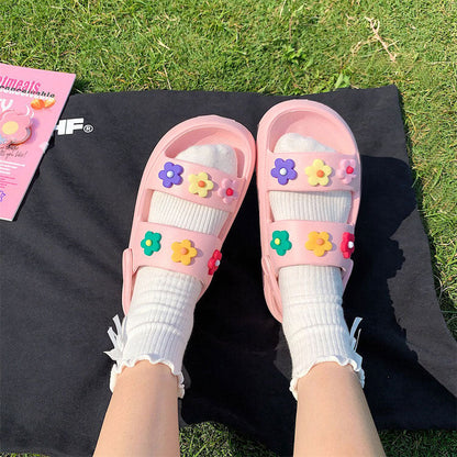 Kawaii Flower Sandals Boogzel Clothing