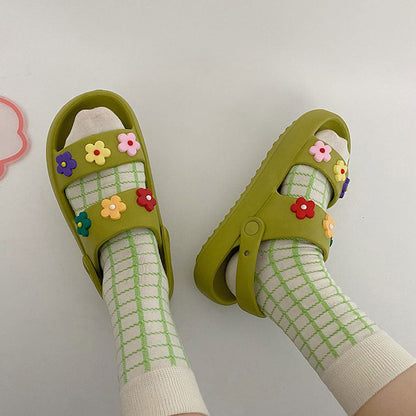 Kawaii Flower Sandals Boogzel Clothing