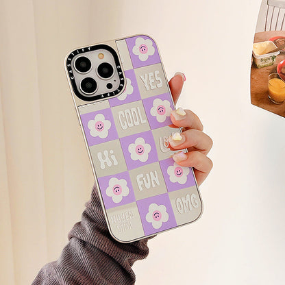 Purple Floral iPhone Case Boogzel Clothing