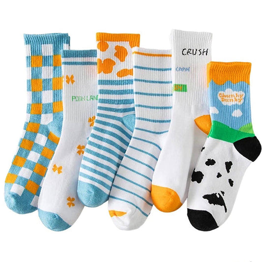 Kawaii Stripe Socks Boogzel Clothing