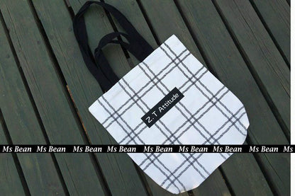 Plaid Shopper Bag mySite