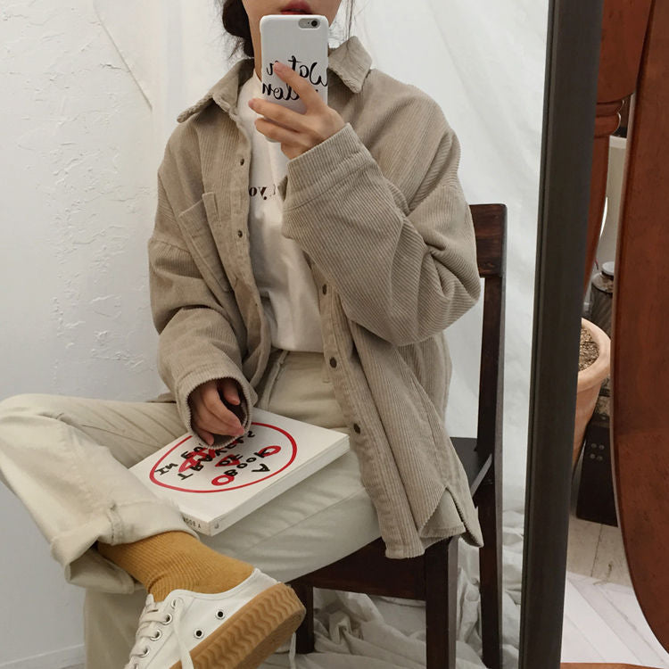 Boxy Corduroy Jacket SpreePicky