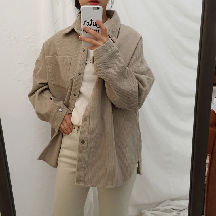 Boxy Corduroy Jacket SpreePicky