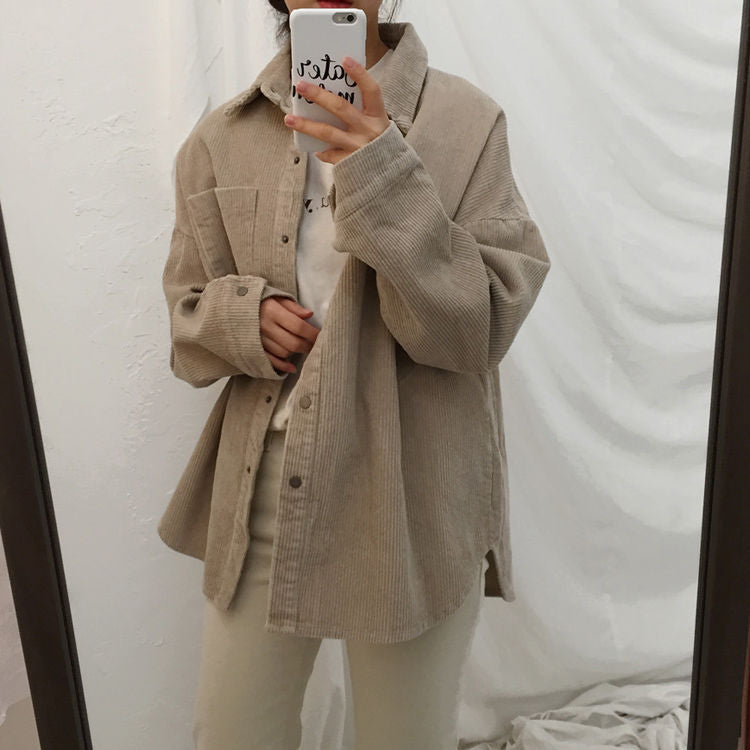 Boxy Corduroy Jacket SpreePicky