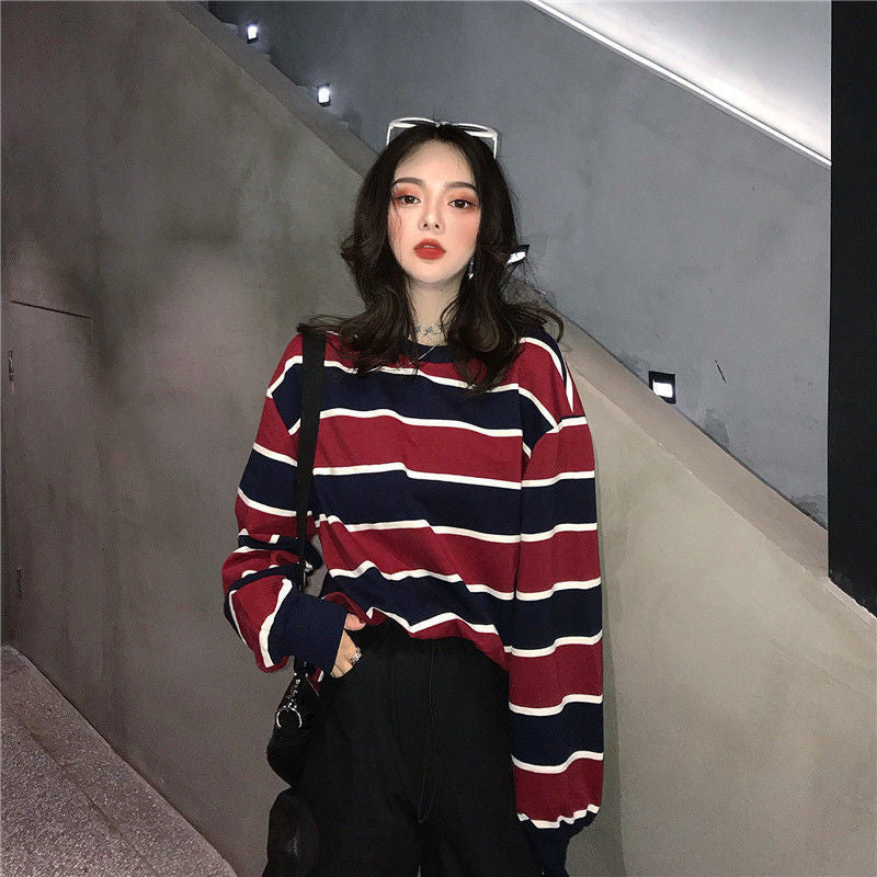 Striped Sweatshirt SpreePicky