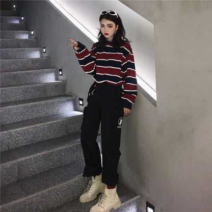 Striped Sweatshirt SpreePicky