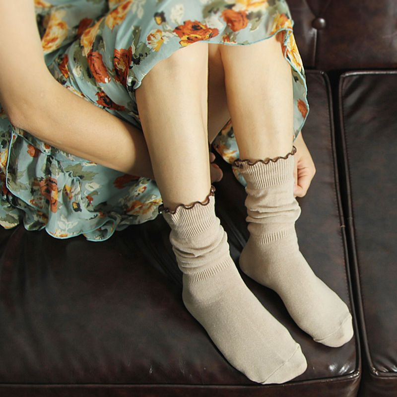 Frill Trim Socks SpreePicky