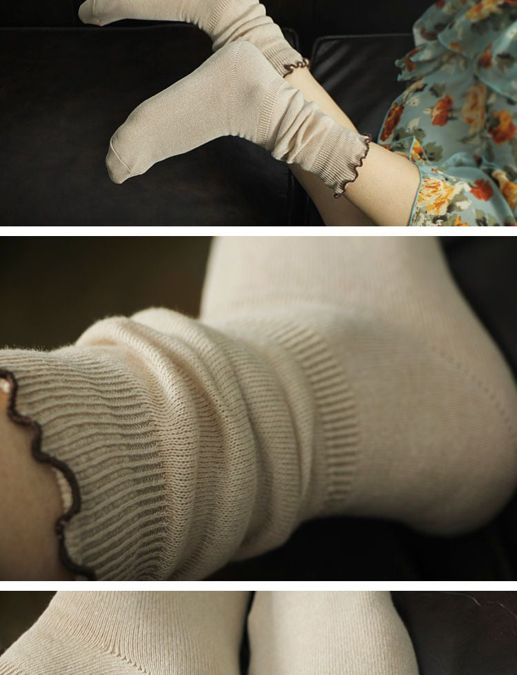 Frill Trim Socks SpreePicky