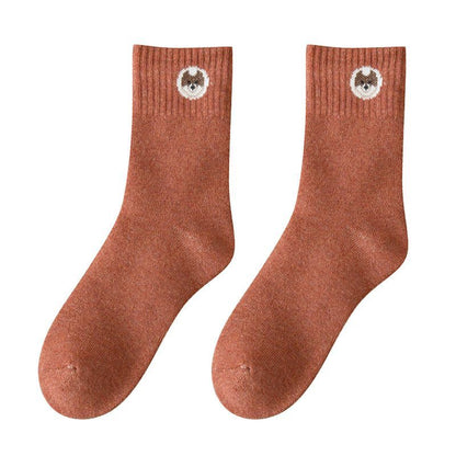 Set Of 5: Jacquard Socks SpreePicky