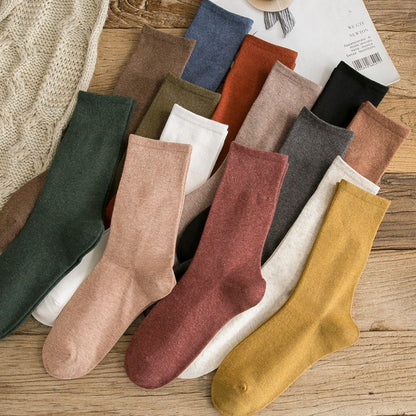 Set Of 4 Pairs: Plain Socks SpreePicky