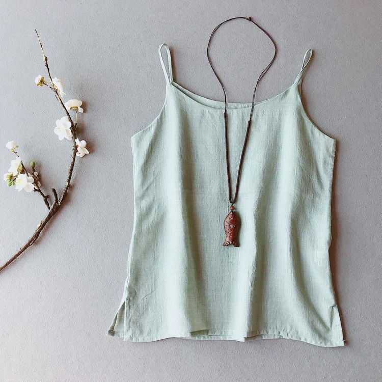 Linen Camisole Top SpreePicky