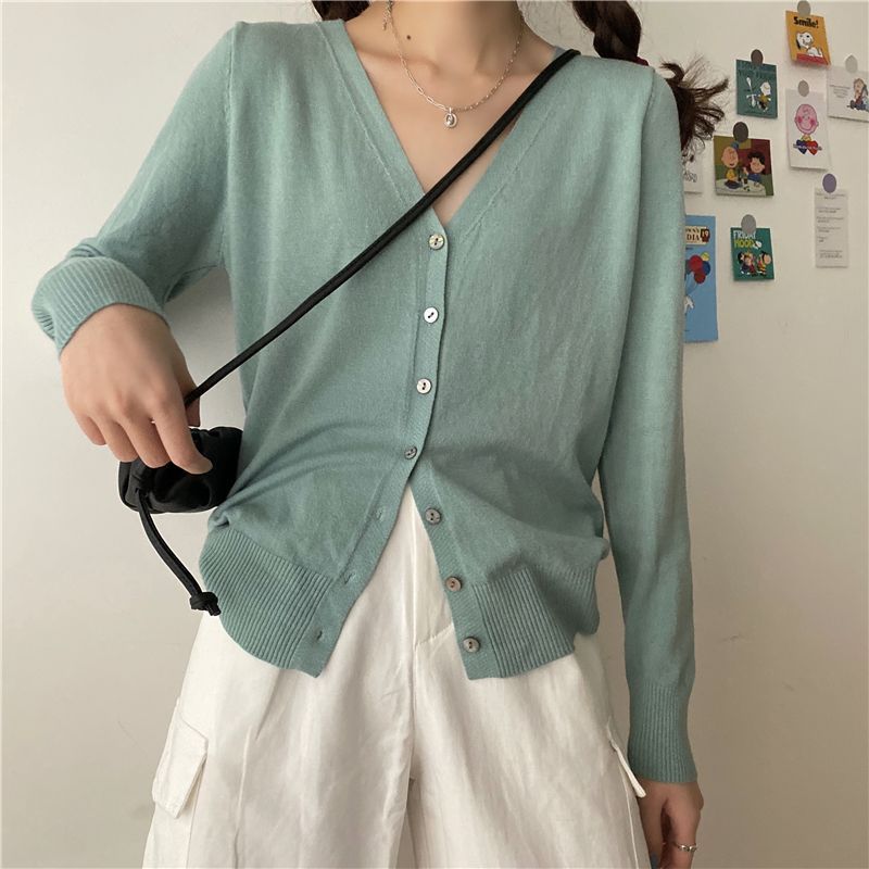 Plain Cardigan SpreePicky