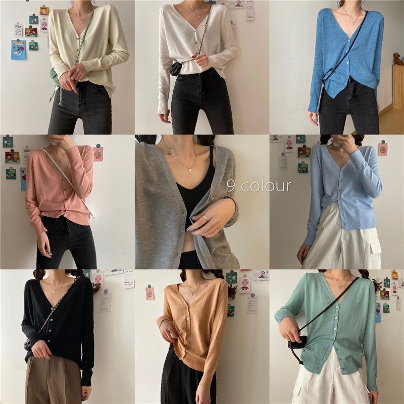 Plain Cardigan SpreePicky